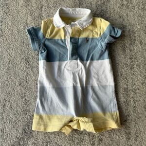 Ralph Lauren Striped Cotton Jersey Rugby Shortall
